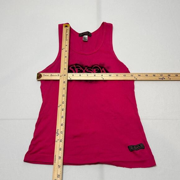 SexSea Size Medium Vintage Pink Y2K 2000s Tank Made With 100% Cotton - Picture 8 of 8